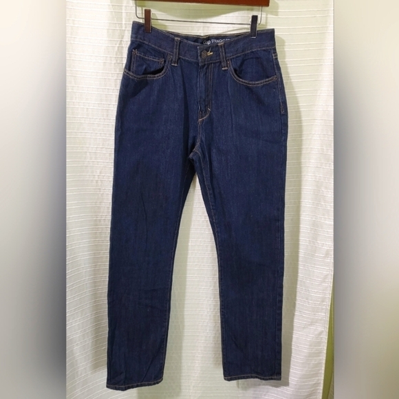 GAP Mens Old School Straights AKA Straight Fit Jeans Size 31x30 (act. inseam 29) - Picture 1 of 7